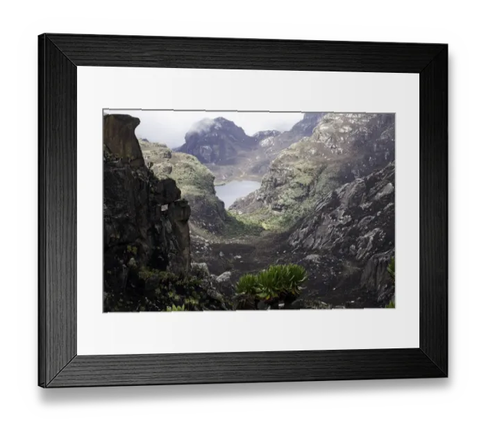 Framed Print : Rwenzori Mountains, Uganda Framed Print : Rwenzori Mountains, Uganda