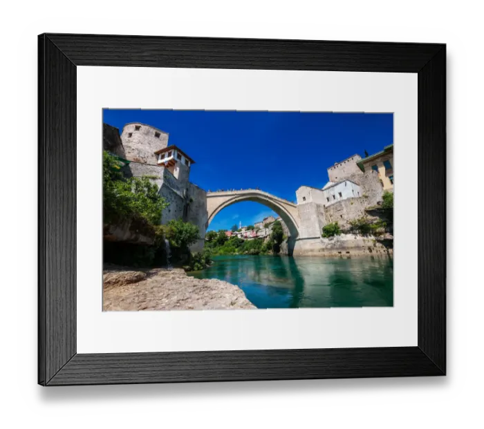 Framed Print : Mostar Bridge Framed Print : Mostar Bridge