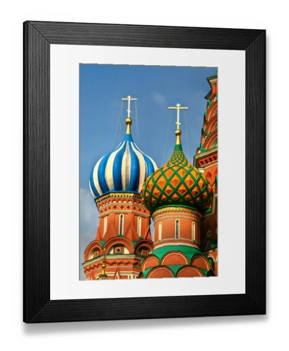 Framed Print : Domes of St. Basils Cathedral Framed Print : Domes of St. Basils Cathedral