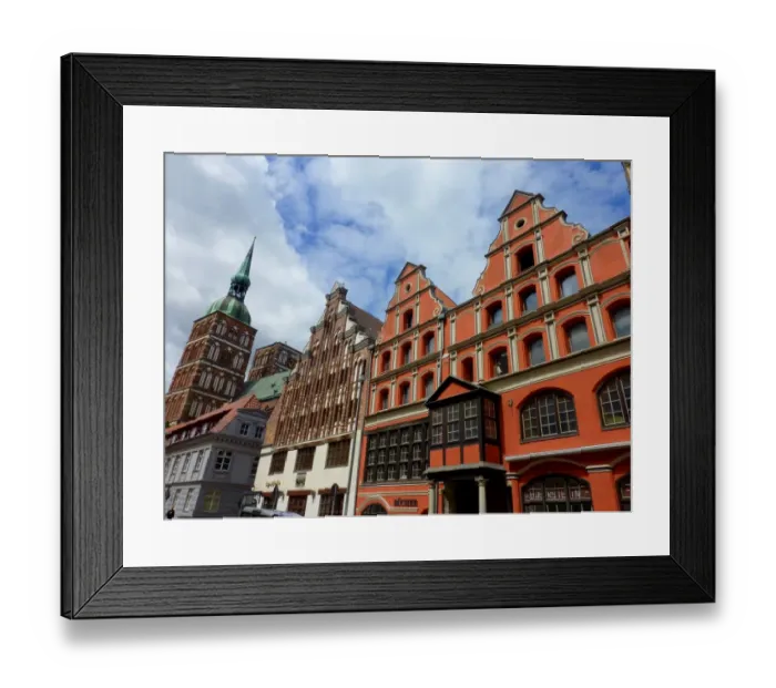 Framed Print : In the old town of Strasund Framed Print : In the old town of Strasund