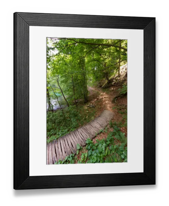 Framed Print : Plitvice Lakes National Park