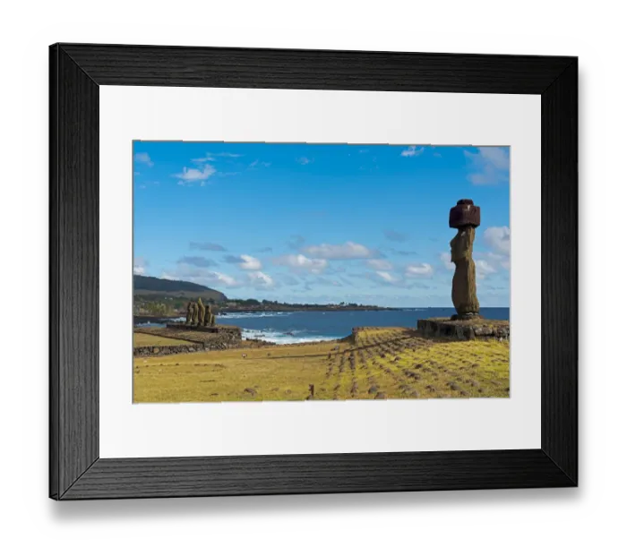 Framed Print : Moai, UNESCO World Heritage Site, Rapa Nui, Easter Island, Chile Framed Print : Moai, UNESCO World Heritage Site, Rapa Nui, Easter Island, Chile