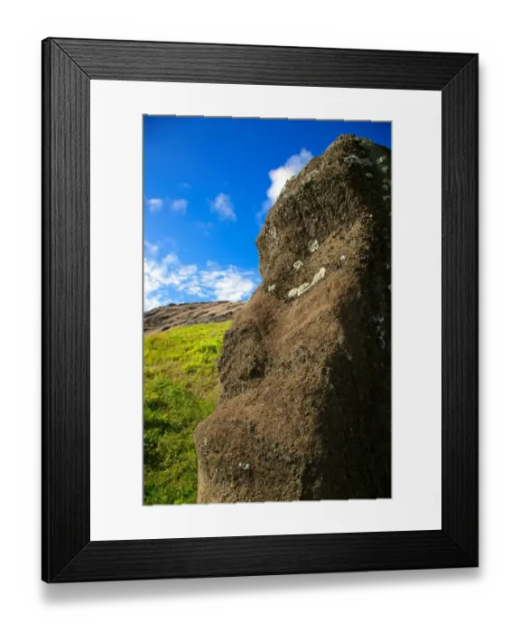 Framed Print : Easter Island Moai Framed Print : Easter Island Moai