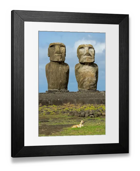 Framed Print : Moai, Rano Raraku, Easter Island, Chile Framed Print : Moai, Rano Raraku, Easter Island, Chile