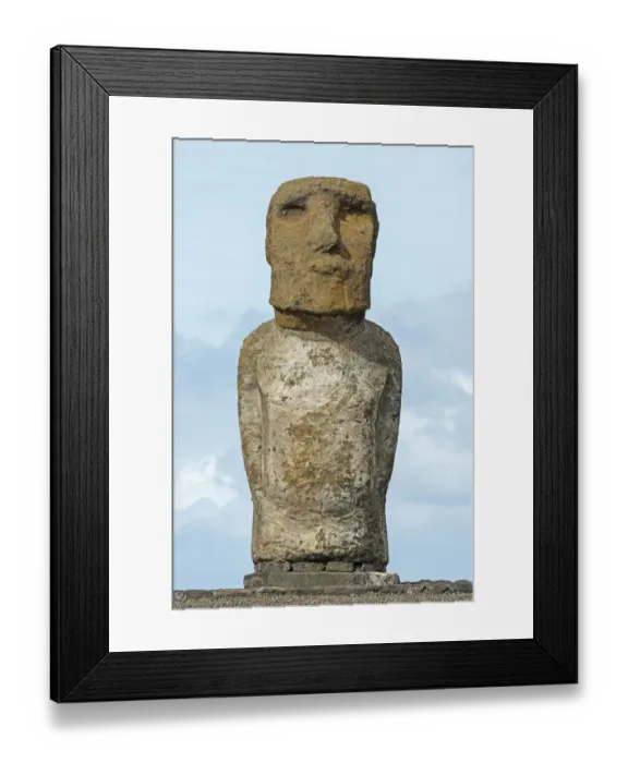 Framed Print : Moai, Rano Raraku, Easter Island, Chile Framed Print : Moai, Rano Raraku, Easter Island, Chile