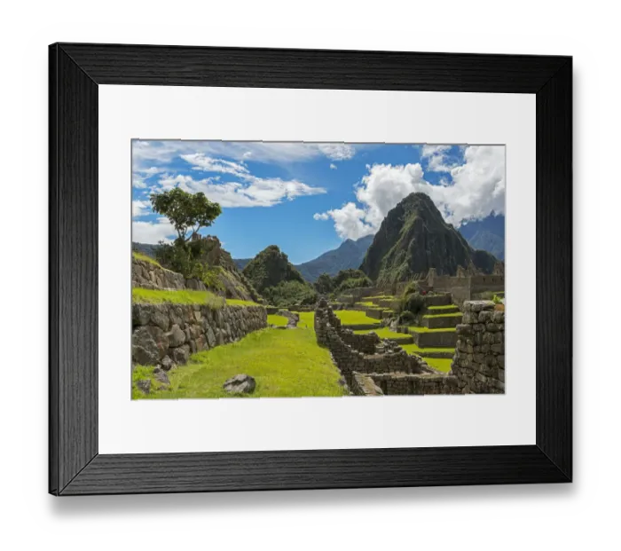 Framed Print : Machu Picchu, UNESCO World Heritage Site, Peru Framed Print : Machu Picchu, UNESCO World Heritage Site, Peru
