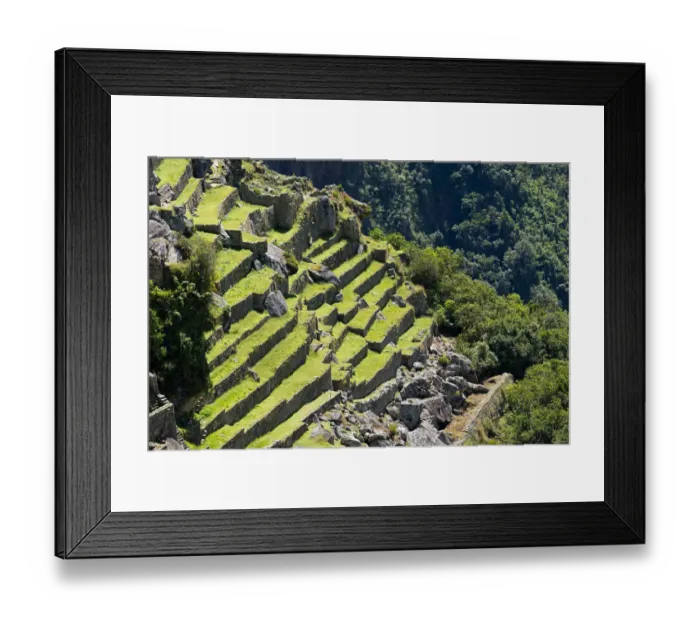 Framed Print : Ruined city of the Incas, Machu Picchu, Peru Framed Print : Ruined city of the Incas, Machu Picchu, Peru