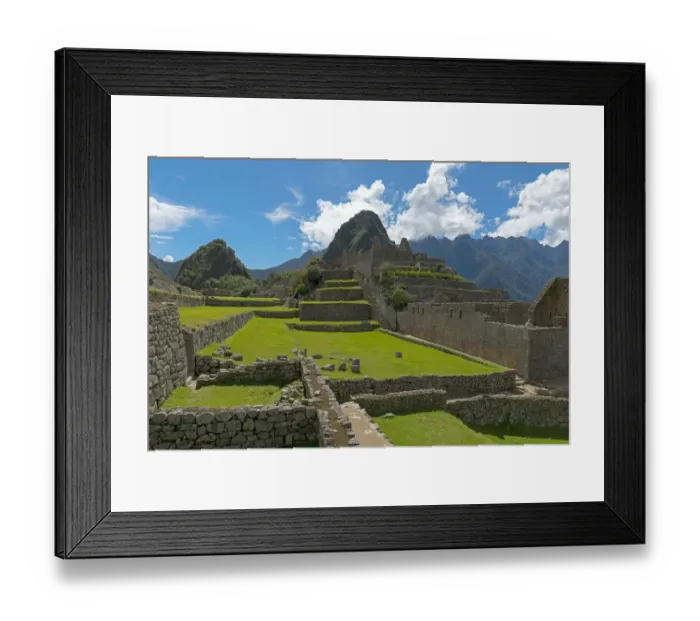 Framed Print : Ruins of Machu Picchu, UNESCO World Heritage Site, Peru Framed Print : Ruins of Machu Picchu, UNESCO World Heritage Site, Peru