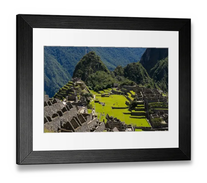 Framed Print : Ruins of Machu Picchu, UNESCO World Heritage Site, Peru Framed Print : Ruins of Machu Picchu, UNESCO World Heritage Site, Peru