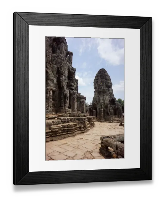 Framed Print : The Bayon Temple Framed Print : The Bayon Temple
