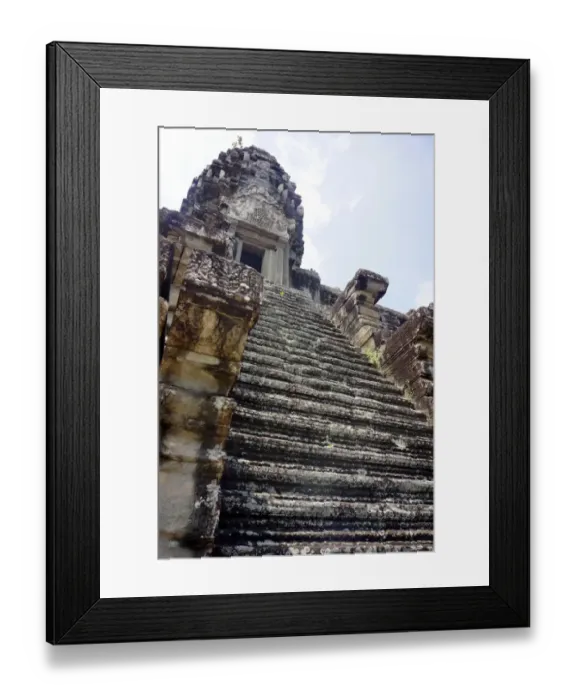 Framed Print : Steps up to the Bakan, Angkor Wat Framed Print : Steps up to the Bakan, Angkor Wat