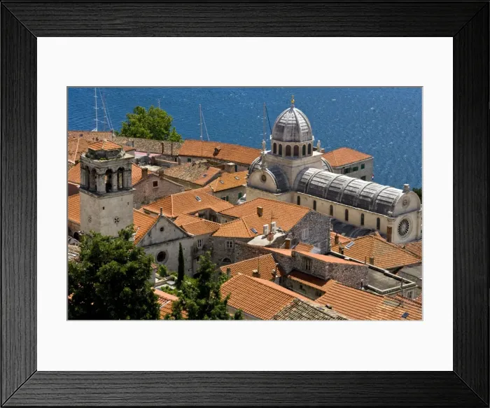 Framed Print : Building of St. Jacobs cathedral Framed Print : Building of St. Jacobs cathedral