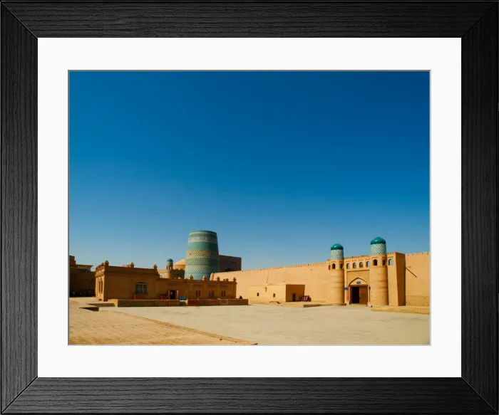 Framed Print : Khiva town. Uzbekistan
