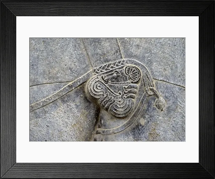Framed Print : Persepolis, a decorated scabbard Framed Print : Persepolis, a decorated scabbard