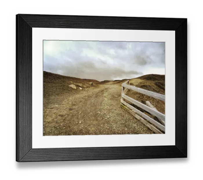 Framed Print : Empty road Framed Print : Empty road
