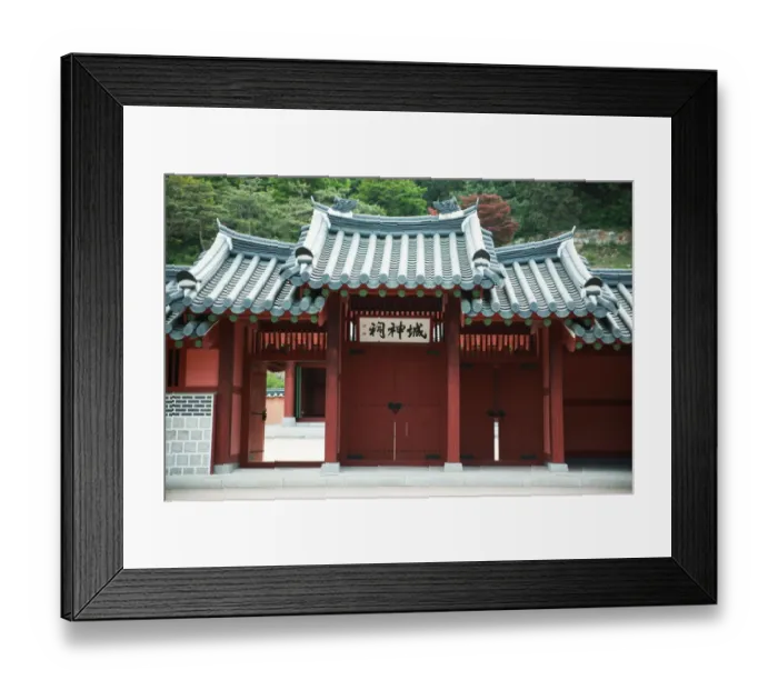 Framed Print : Hwaseong Fortress, World Heritage, South Korea Framed Print : Hwaseong Fortress, World Heritage, South Korea
