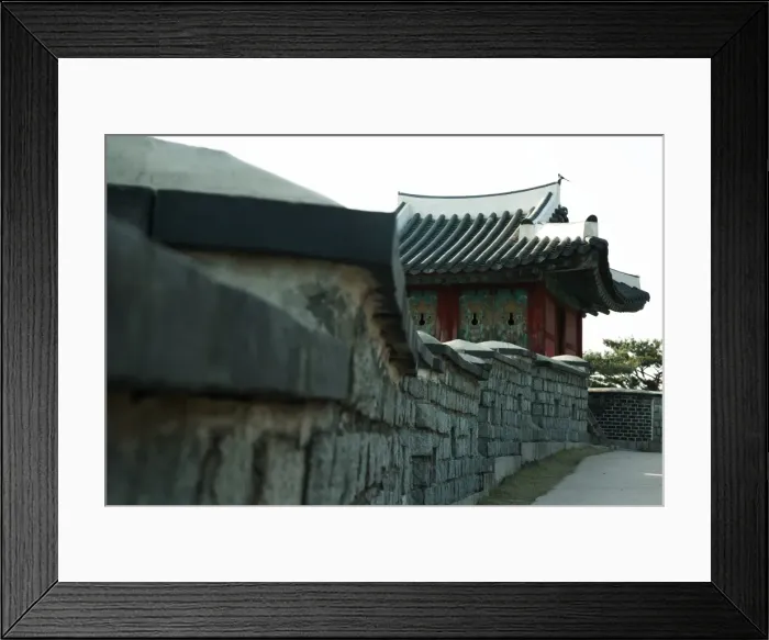 Framed Print : Hwaseong Fortress, World Heritage, South Korea Framed Print : Hwaseong Fortress, World Heritage, South Korea