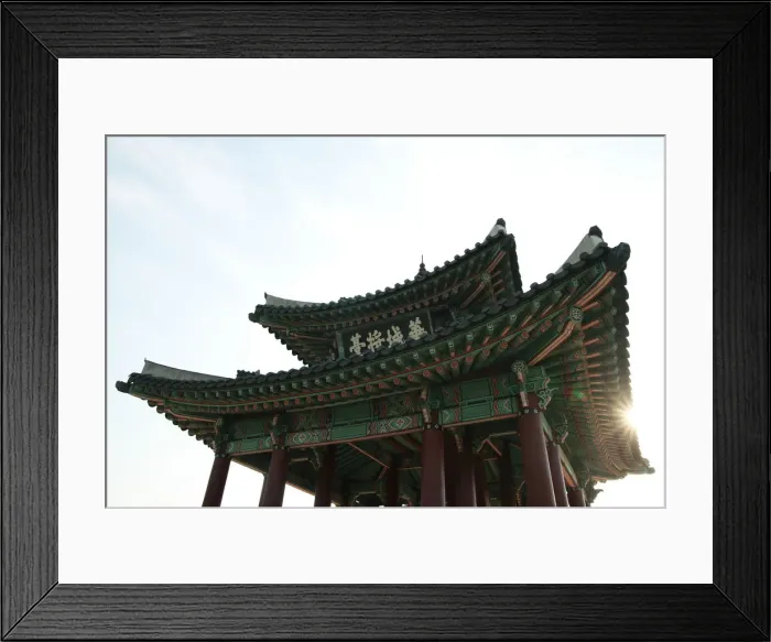 Framed Print : Hwaseong Fortress, World Heritage, South Korea Framed Print : Hwaseong Fortress, World Heritage, South Korea