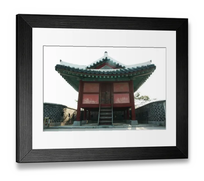 Framed Print : Hwaseong Fortress, World Heritage, South Korea