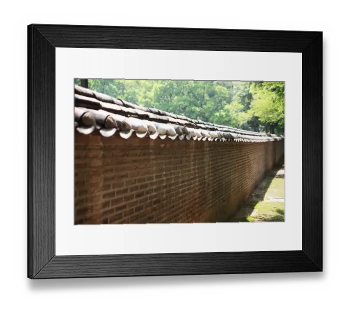 Framed Print : rampart, Jongmyo, World Heritage, Seoul, South Korea Framed Print : rampart, Jongmyo, World Heritage, Seoul, South Korea