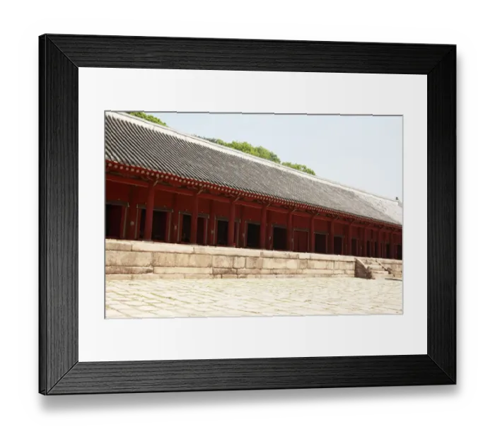Framed Print : Jongmyo, World Heritage, Seoul, South Korea