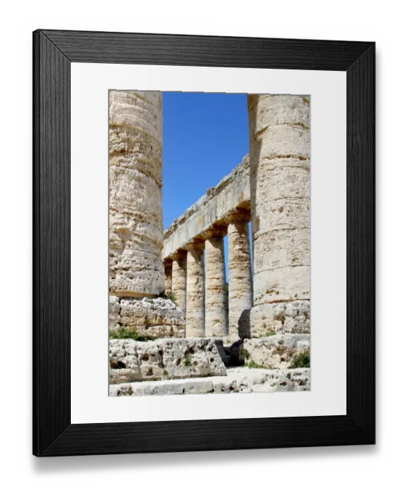 Framed Print : Segesta Temple in Sicily Framed Print : Segesta Temple in Sicily
