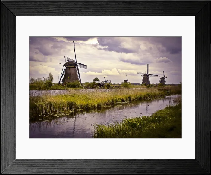 Framed Print : Kinderdijk Framed Print : Kinderdijk
