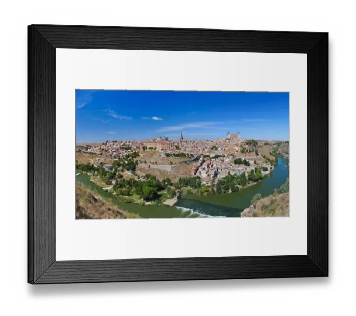 Framed Print : Panorama of Toledo Spain Framed Print : Panorama of Toledo Spain
