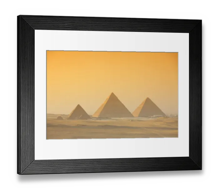 Framed Print : Pyramid complex at Giza Framed Print : Pyramid complex at Giza