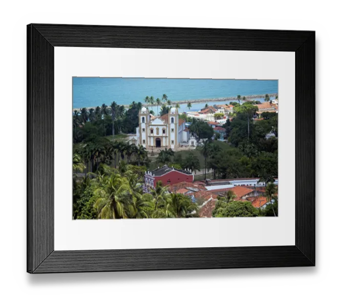 Framed Print : Olinda. PatrimAśnio Cultural da Humanidade.Na visada Framed Print : Olinda. PatrimAśnio Cultural da Humanidade.Na visada