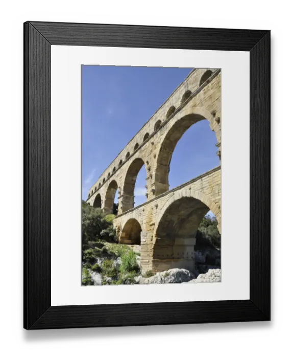 Framed Print : Pont du Gard Framed Print : Pont du Gard