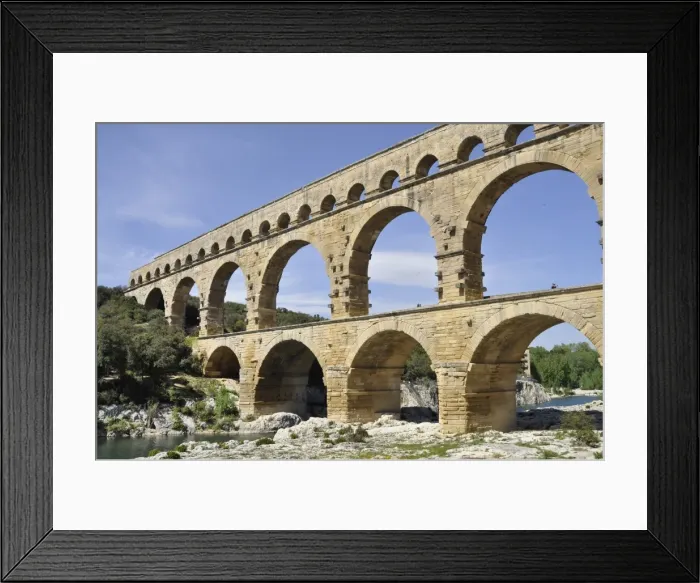Framed Print : Pont du Gard Framed Print : Pont du Gard