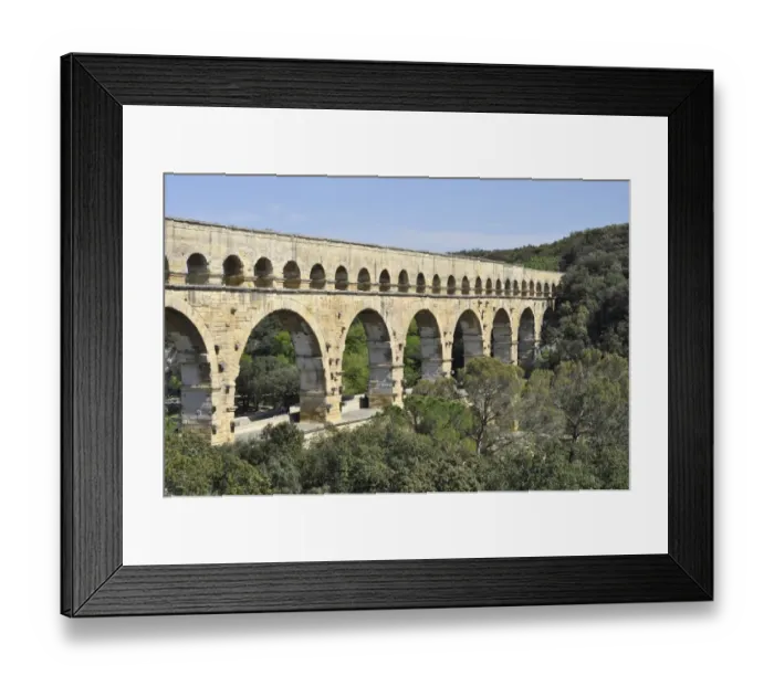 Framed Print : Pont du Gard Framed Print : Pont du Gard