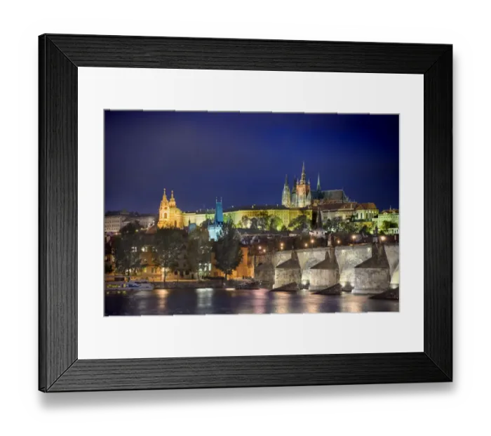 Framed Print : Prague at dusk Framed Print : Prague at dusk
