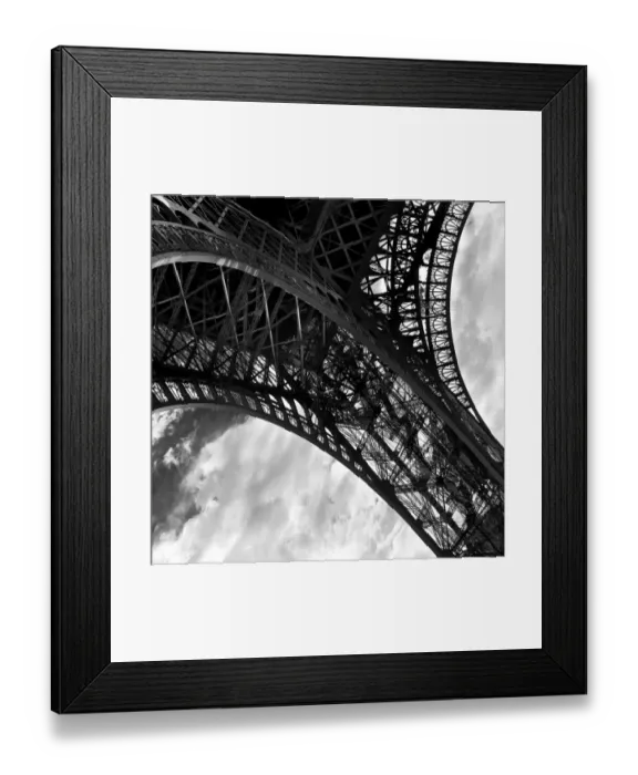 Framed Print : Eiffel curves and patterns Framed Print : Eiffel curves and patterns
