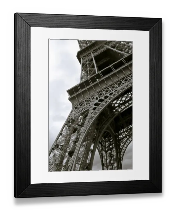 Framed Print : Eiffel Tower Slant Framed Print : Eiffel Tower Slant