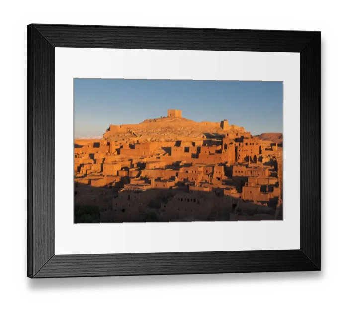 Framed Print : Ancient kasbah of Ait Benhaddou