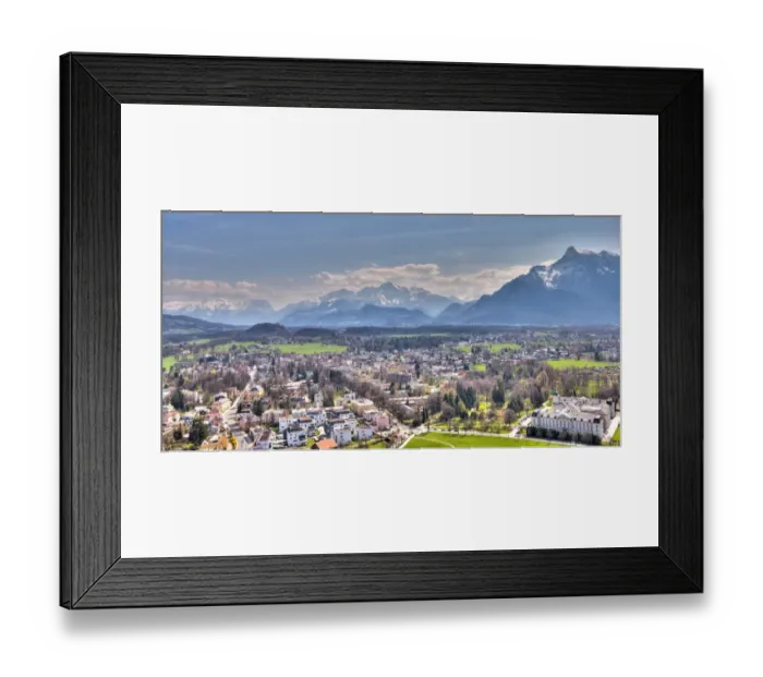Framed Print : The Alps in Salzburg, Austria Framed Print : The Alps in Salzburg, Austria