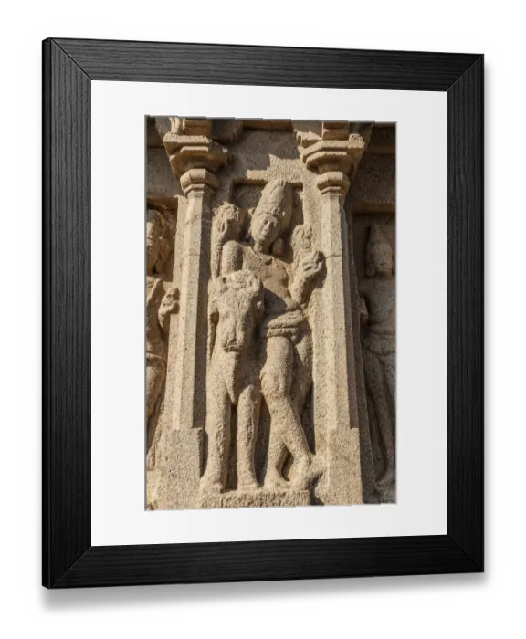 Framed Print : Stone carving, Indian deity, Shore Temple, Mahabalipuram, Kanchipuram, Tamil Nadu, India Framed Print : Stone carving, Indian deity, Shore Temple, Mahabalipuram, Kanchipuram, Tamil Nadu, India