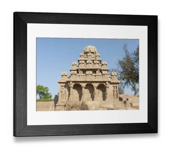 Framed Print : Temple, Pancha Rathas, Mahabalipuram, Tamil Nadu, Kanchipuram, India Framed Print : Temple, Pancha Rathas, Mahabalipuram, Tamil Nadu, Kanchipuram, India