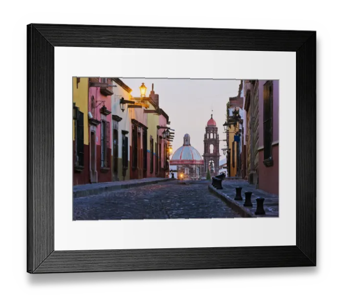 Framed Print : Church of San Francisco, looking up Recreo Framed Print : Church of San Francisco, looking up Recreo