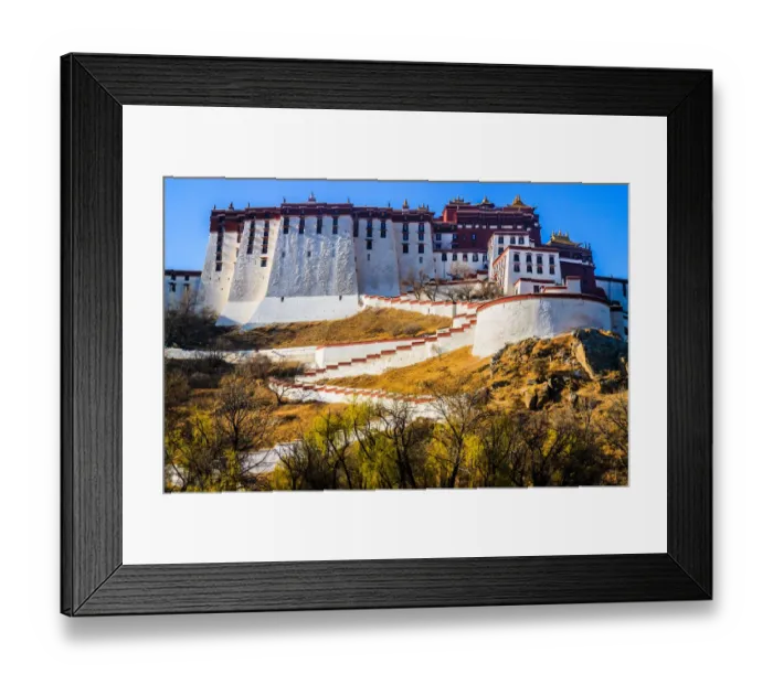 Framed Print : Potala Palace, Tibet China Framed Print : Potala Palace, Tibet China