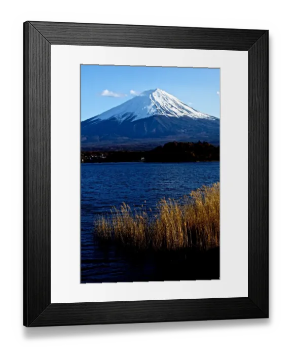 Framed Print : Mt Fuji Lake view Framed Print : Mt Fuji Lake view