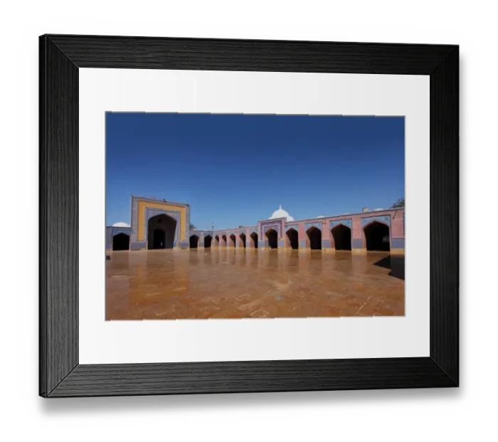 Framed Print : Shah Jahan Mosque Framed Print : Shah Jahan Mosque