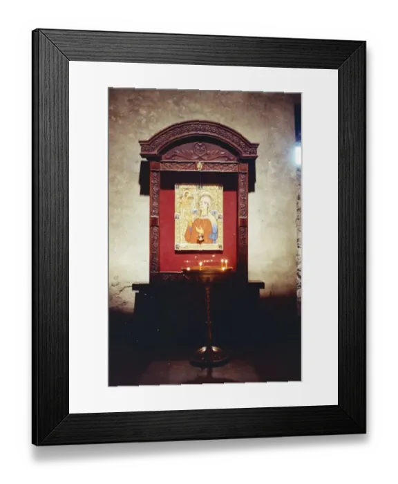 Framed Print : Icon in church Framed Print : Icon in church