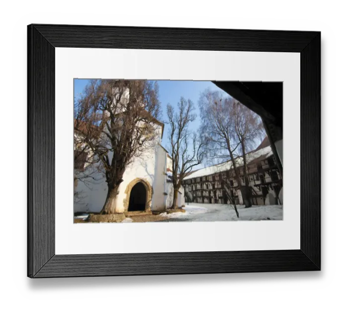 Framed Print : Prejmer fortified church in Transylvania Framed Print : Prejmer fortified church in Transylvania