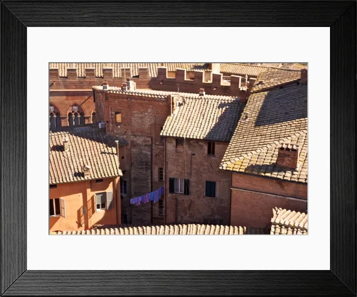 Framed Print : Siena is a city in Tuscany, Italy. It is the capital of the province of