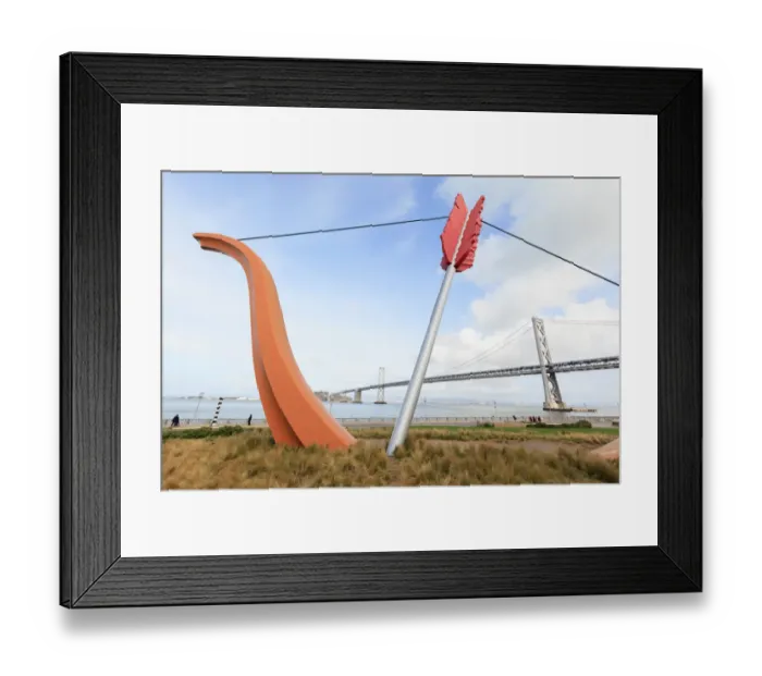 Framed Print : Cupids Span in San Fran Framed Print : Cupids Span in San Fran