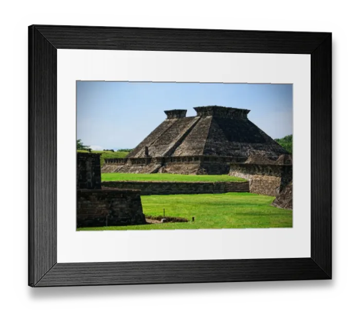 Framed Print : El Tajin pyramid in Mexico Framed Print : El Tajin pyramid in Mexico