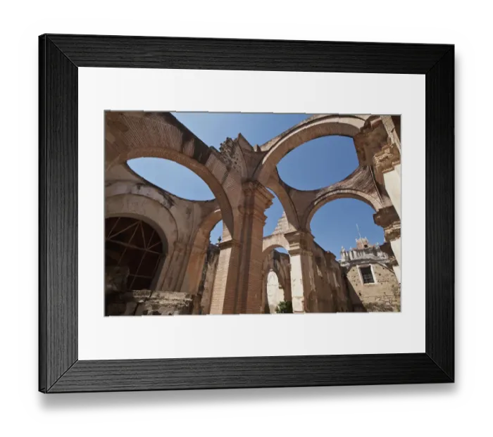 Framed Print : Ruins Of Saint Joseph Cathedral Framed Print : Ruins Of Saint Joseph Cathedral